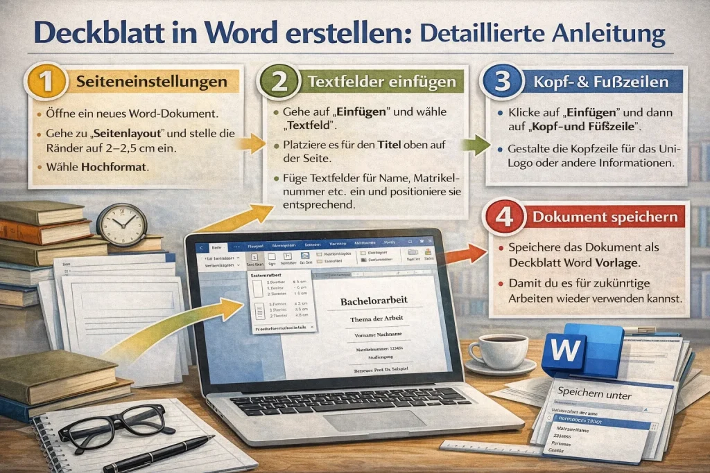 Deckblatt in Word erstellen
